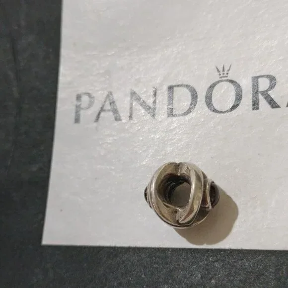 Pandora Retired Sterling Silver Garnet Eye Bead January Birthday - 790127GR - Picture 4 of 5